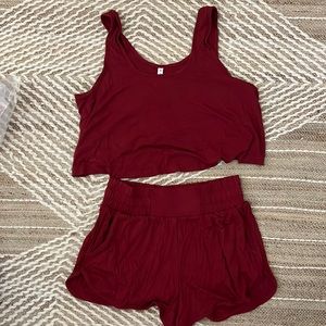 fabletics matching athlesiure set